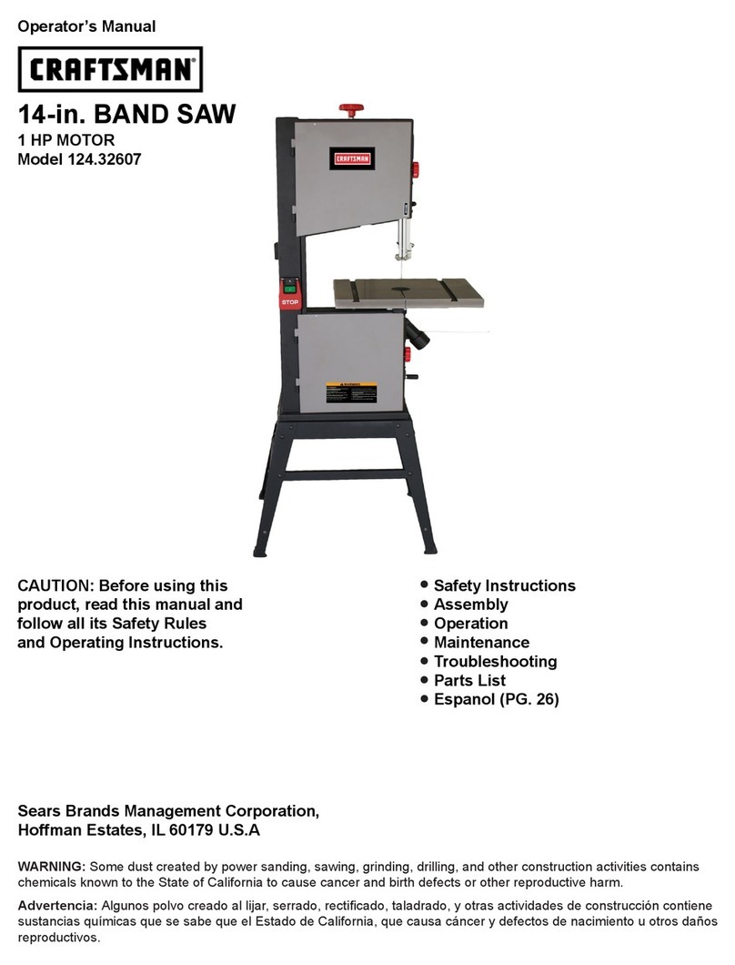 Craftsman 124.32607 Operator's manual