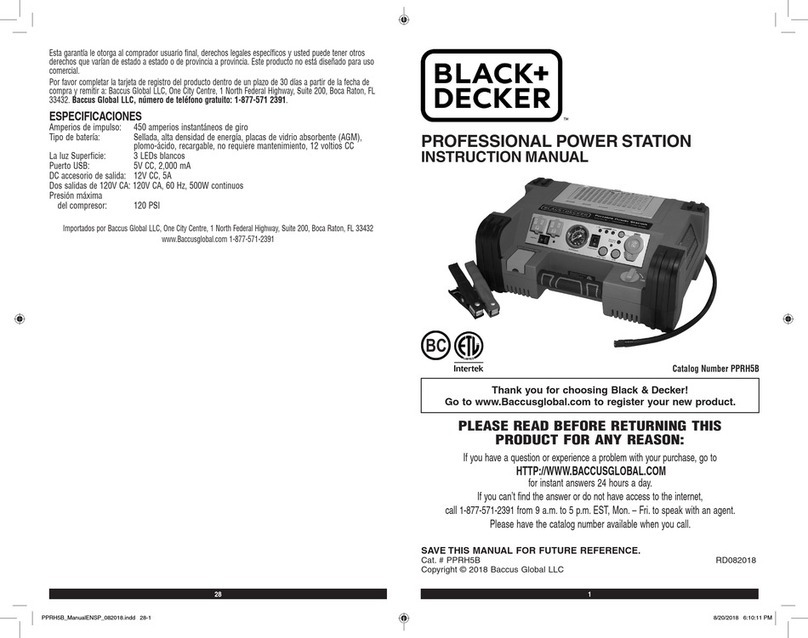 Black & Decker PPRH5B User manual