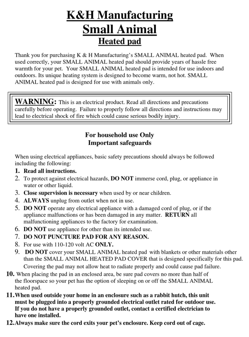 K&H Small Animal User manual K&H Small Animal User manual