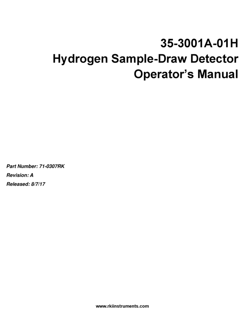 RKI Instruments 35-3001A-01H User manual