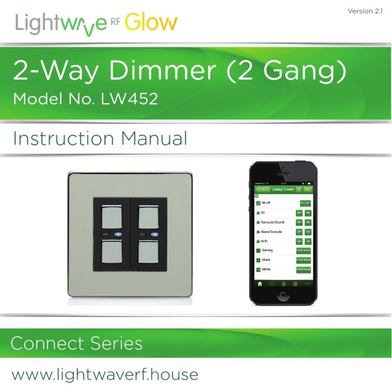 LightwaveRF LW452 instruction manual