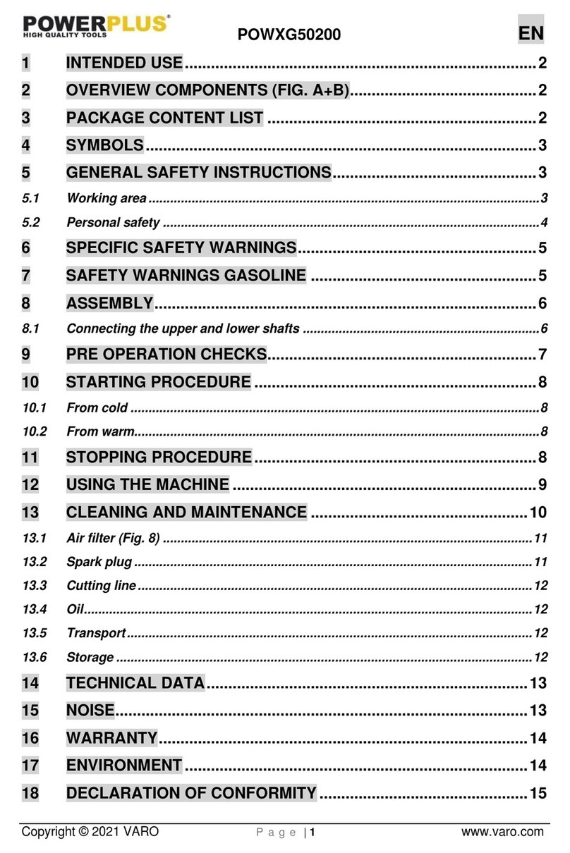 Powerplus POWXG50200 User manual