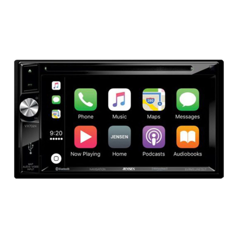 Jensen VX7024 User manual