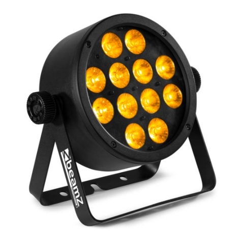 Beamz professional BAC306 ProPar 12x12W instruction manual