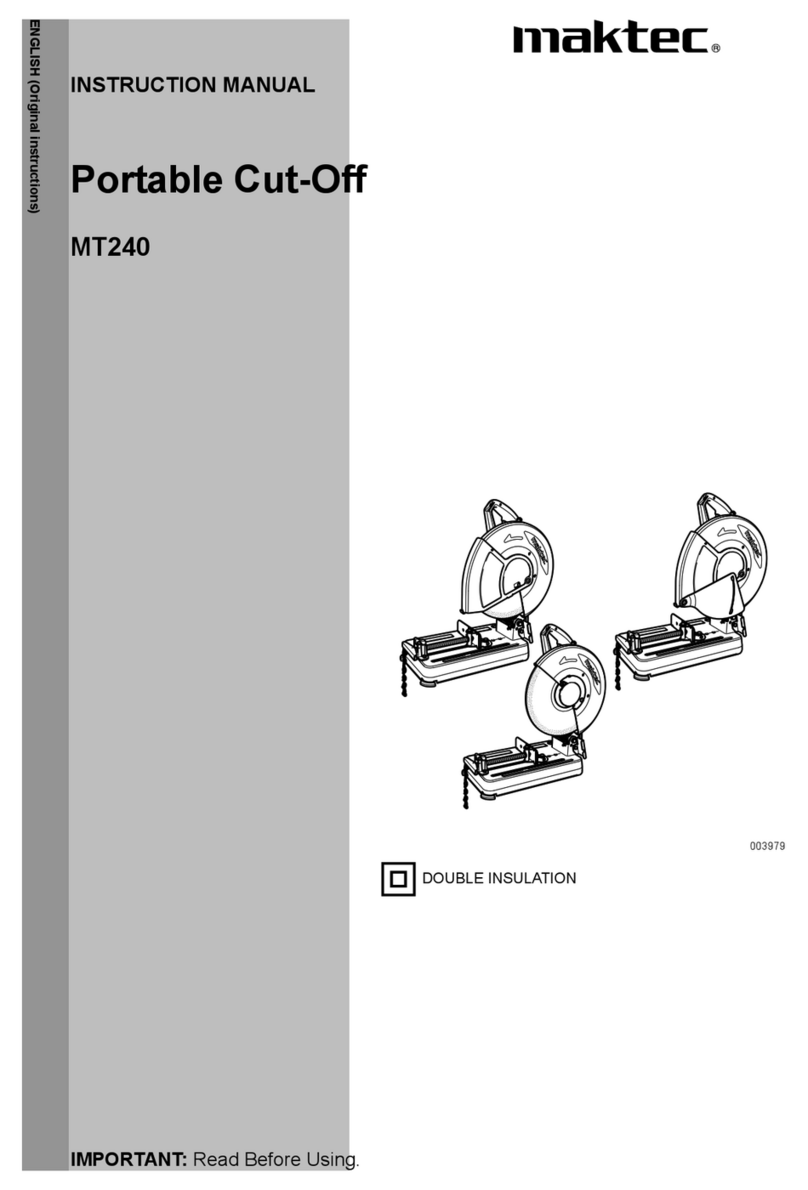 Maktec MT240 instruction manual