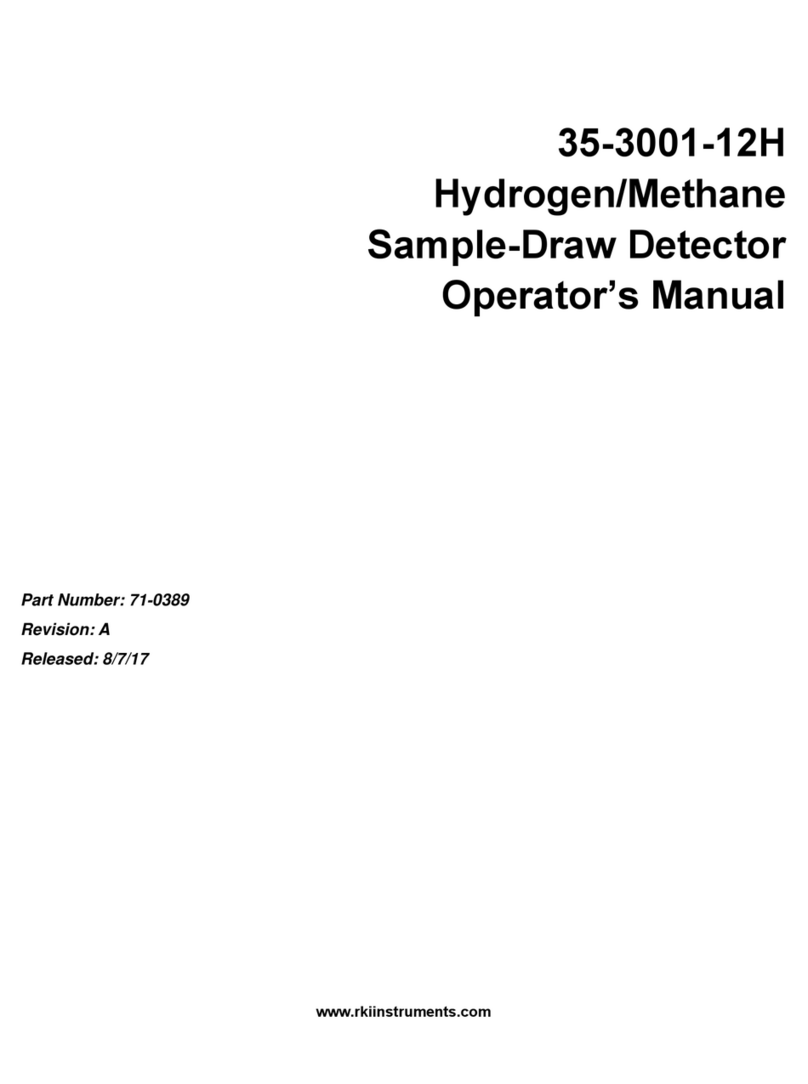 RKI Instruments 35-3001-12H User manual