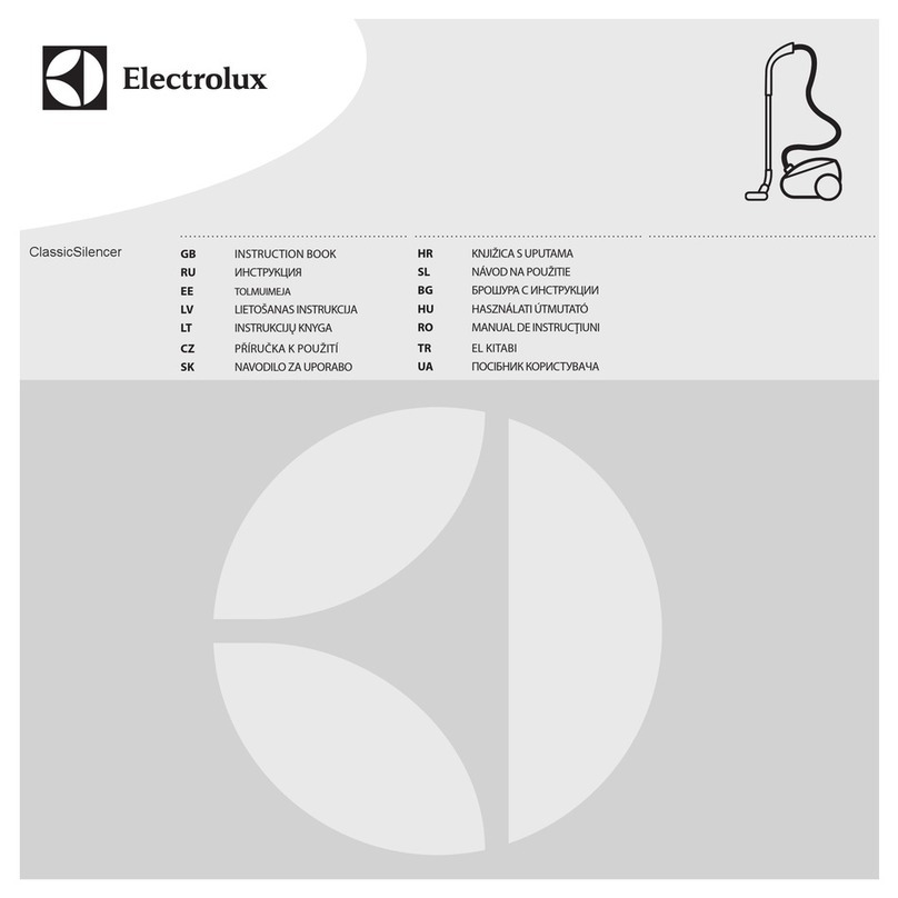 Electrolux ClassicSilencer Instruction book