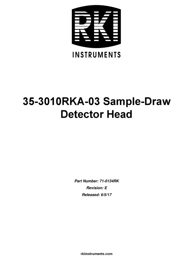RKI Instruments 35-3010RKA-03 manual