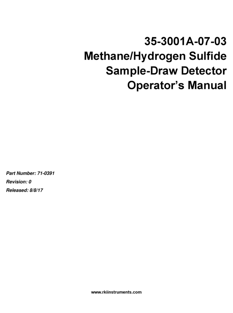 RKI Instruments 35-3001A-07-03 Operator's manual