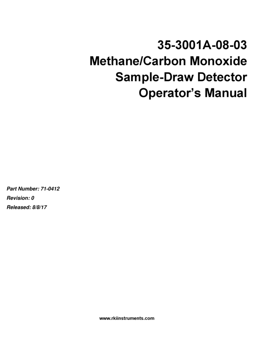 RKI Instruments 35-3001A-08-03 User manual