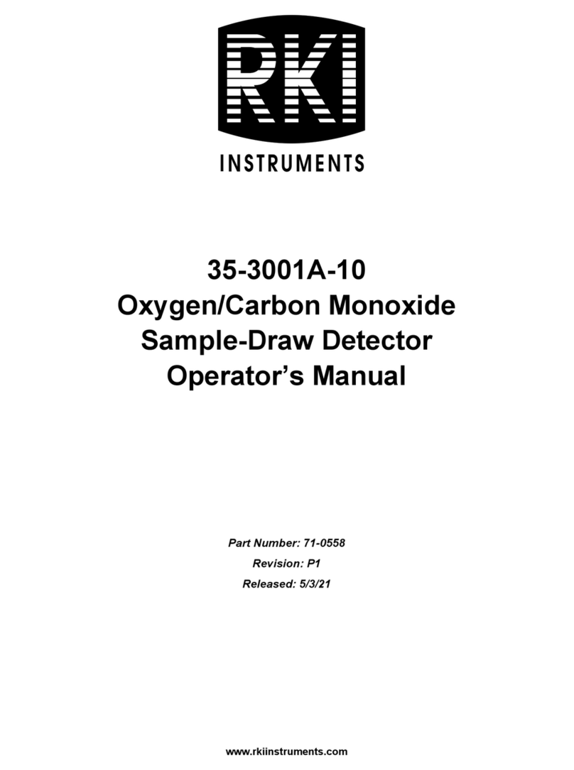 RKI Instruments 35-3001A-10 User manual