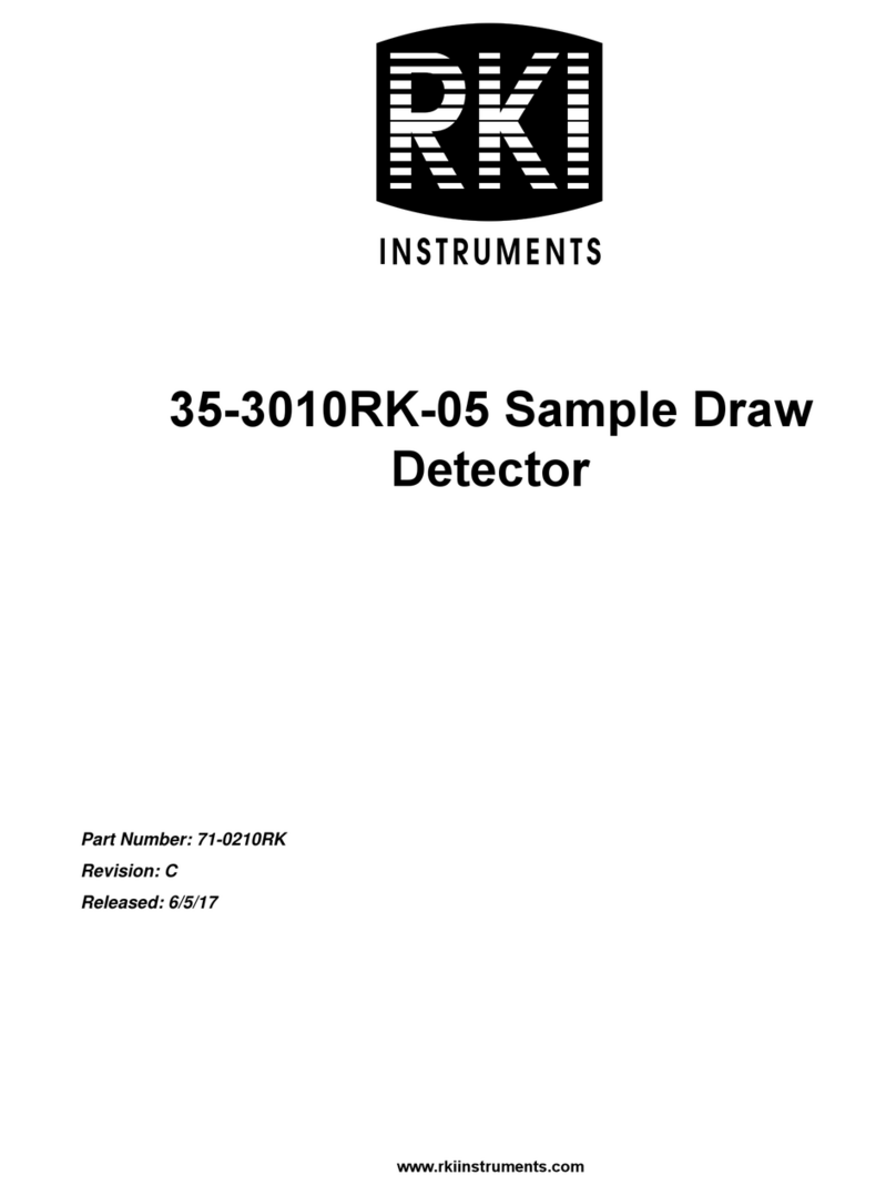 RKI Instruments 35-3010RK-05 User manual
