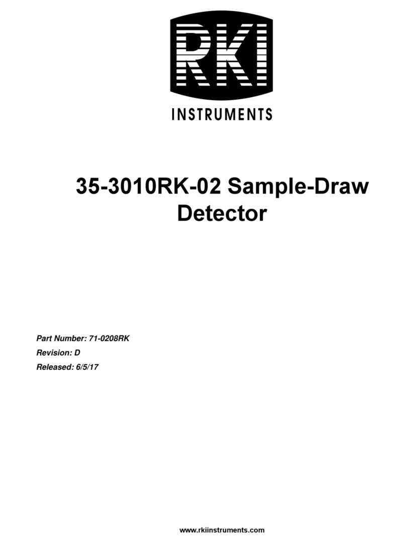 RKI Instruments 35-3010RK-02 User manual