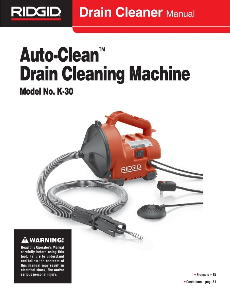 RIDGID Auto-Clean K-30 manual RIDGID Auto-Clean K-30 manual