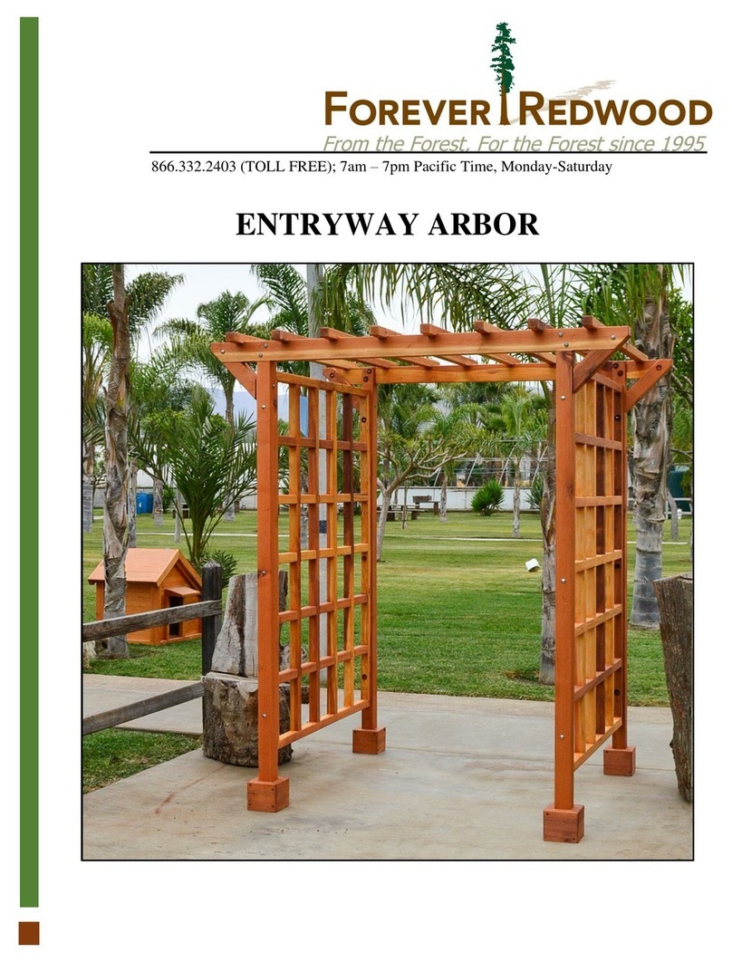 Forever Redwood Annapolis Arbor manual
