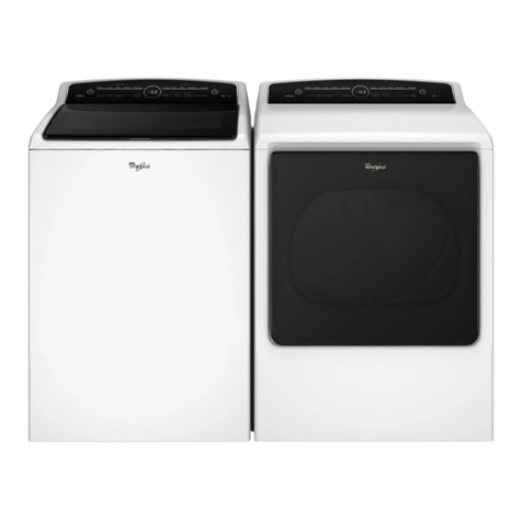 Whirlpool Cabrio WED8000D Operator's manual