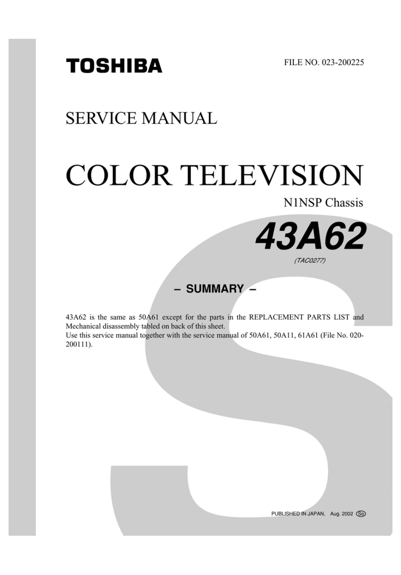 Toshiba 43A62 User manual