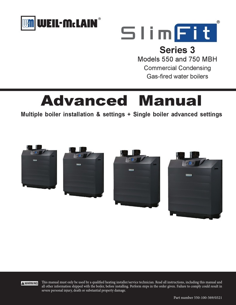 Weil-McLain SlimFit 3 Series Advanced manual