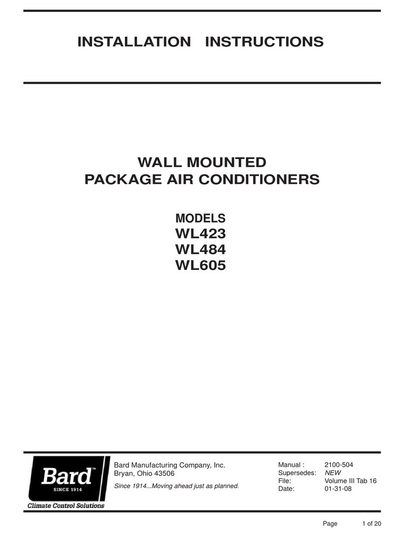 Bard WL605 User manual