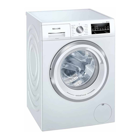 Siemens WM14UT93GB User manual and installation instructions