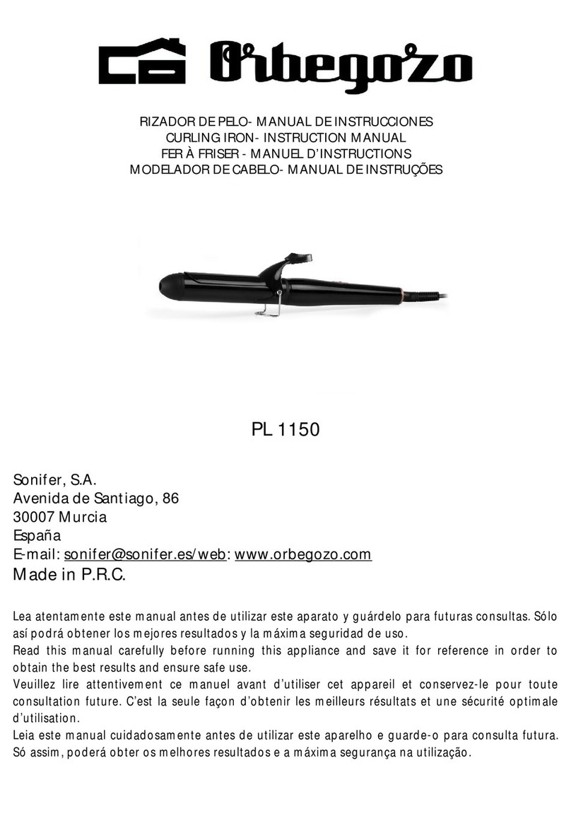 Orbegozo PL 1150 instruction manual
