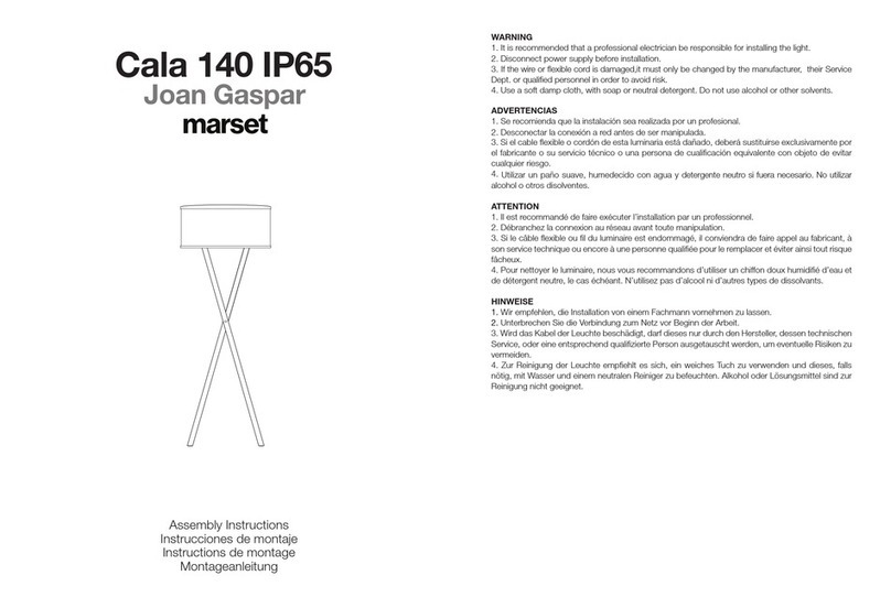 marset Cala 140 User manual