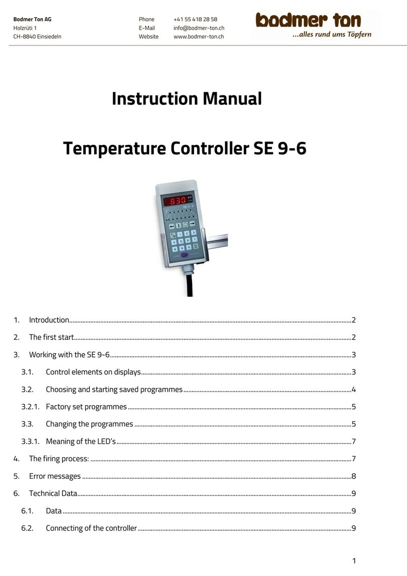 Bodmer Ton SE 9-6 instruction manual Bodmer Ton SE 9-6 instruction manual