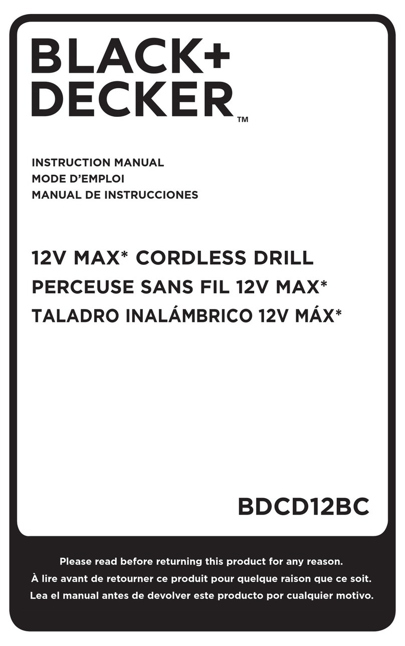 Black & Decker BDCD12BC User manual