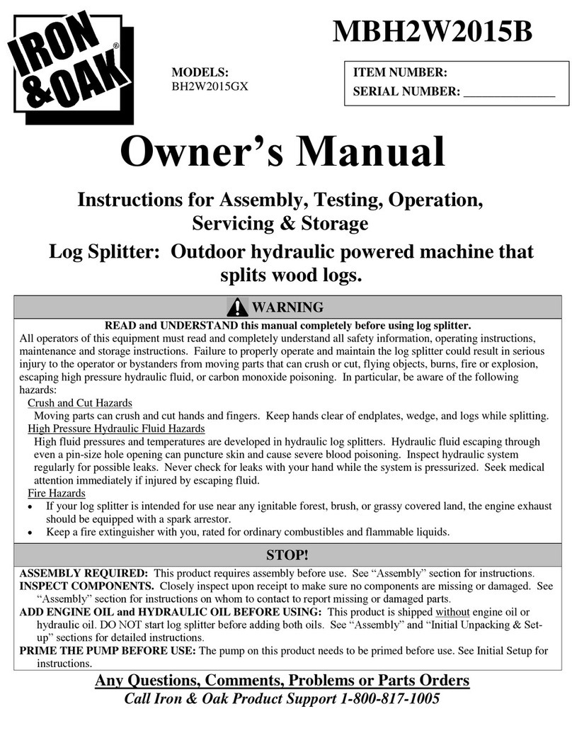 Iron & Oak BH2W2015GX User manual