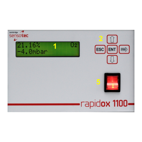 Sensotec Rapidox 1100ZR-H-PFC-E instruction manual