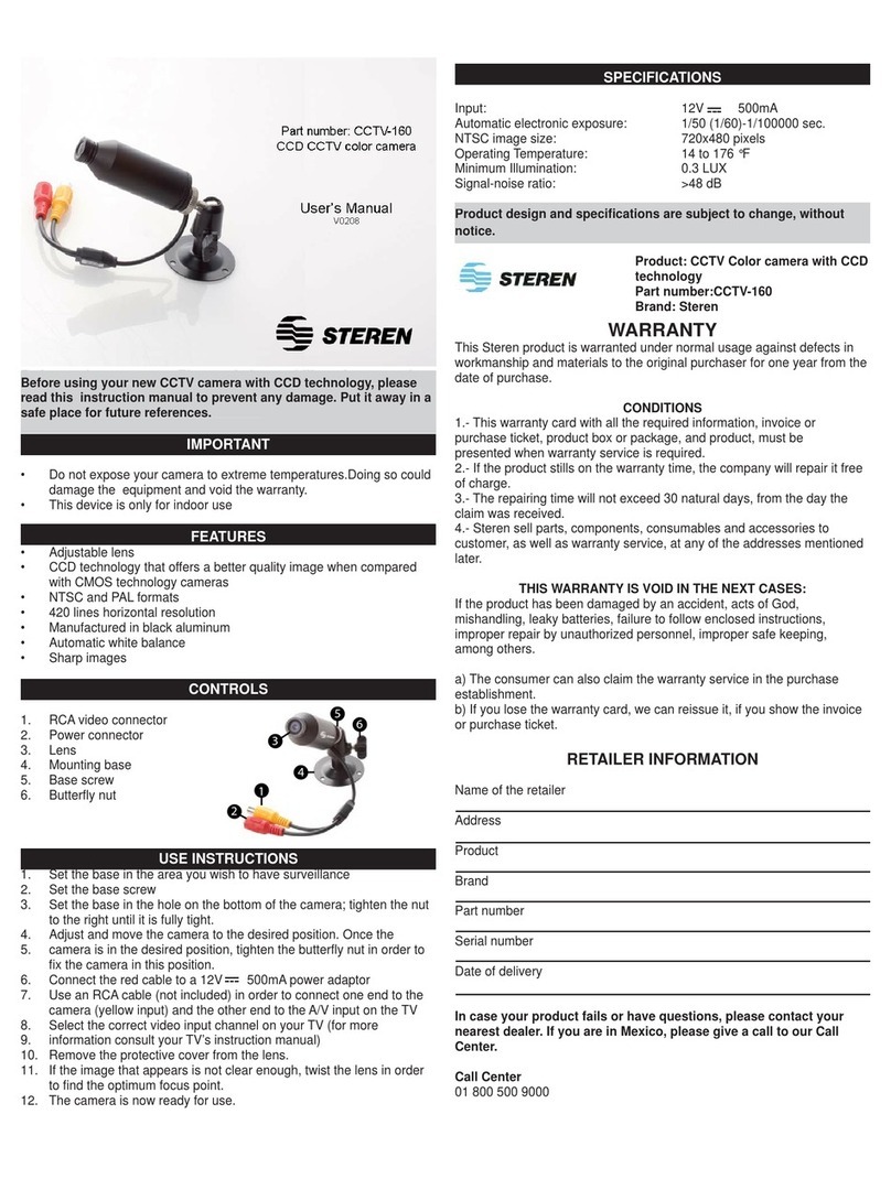Steren CCTV-160 user manual