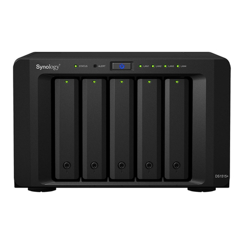 Synology DiskStation DS1515 User manual Synology DiskStation DS1515 User manual