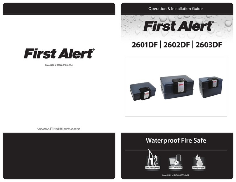 First Alert 2601DF Operations & installation guide