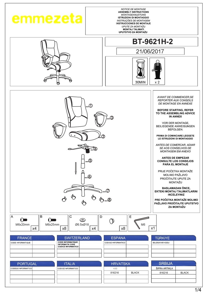 Emmezeta BT-9621H-2 Assembly instructions