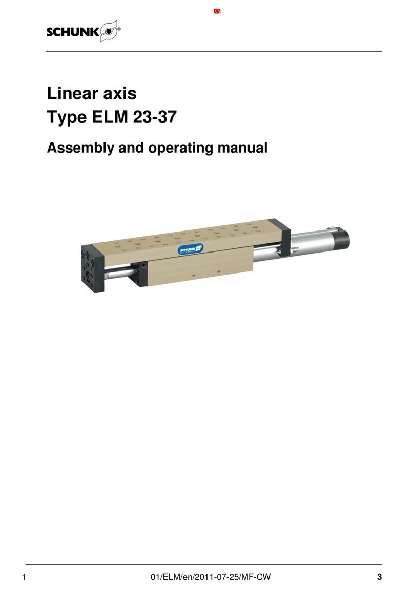 SCHUNK ELM 23-37 User instructions