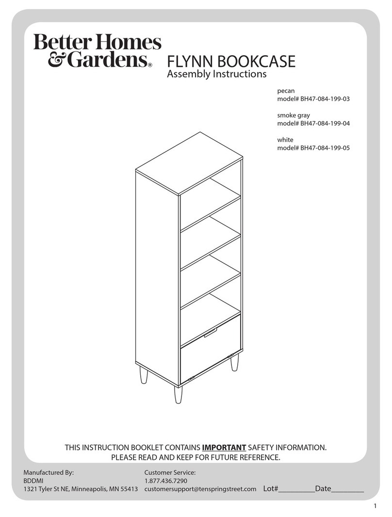 Better Homes and Gardens FLYNN BH47-084-199-03 Assembly instructions