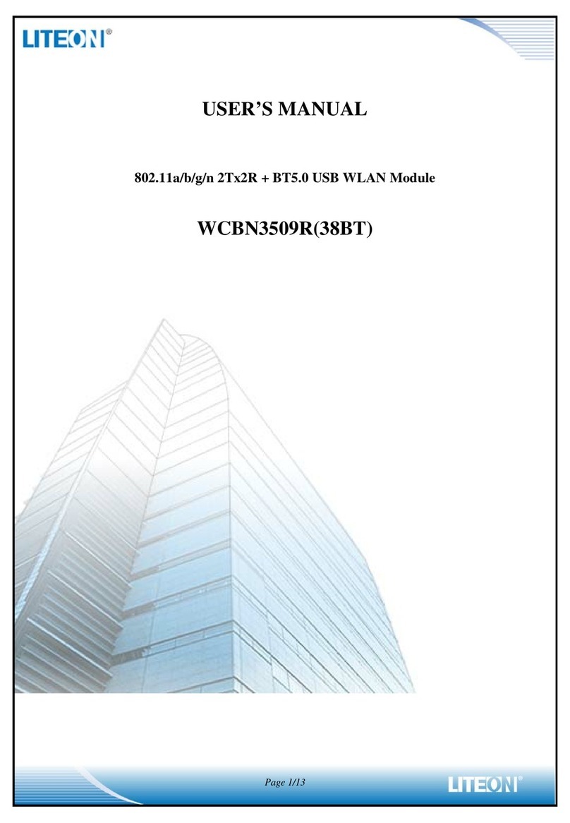 LiteOn WCBN3509R(38BT) User manual