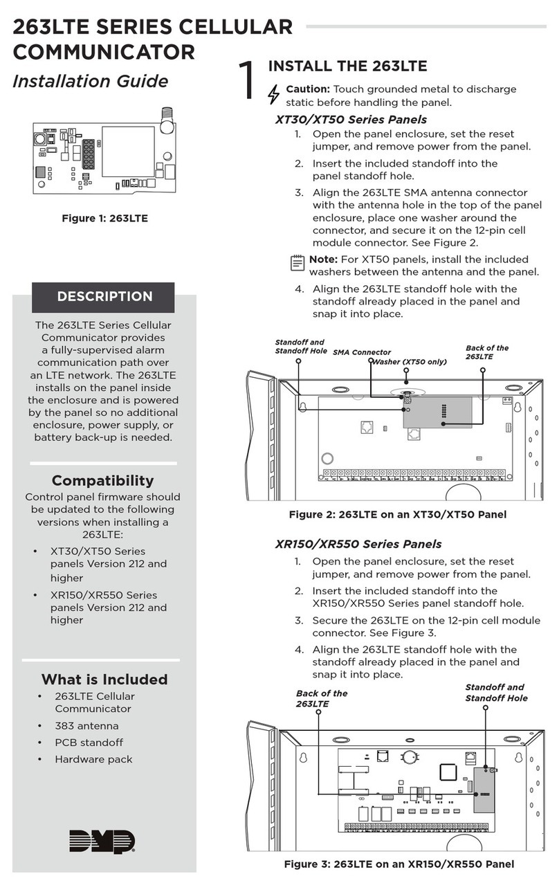 DMP Electronics 263LTE Series User manual
