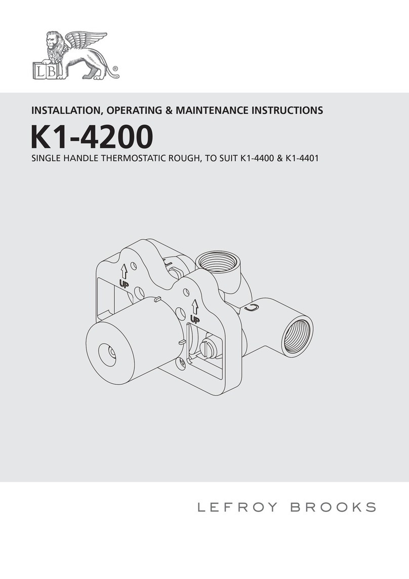 Lefroy Brooks K1-4200 Assembly instructions Lefroy Brooks K1-4200 Assembly instructions
