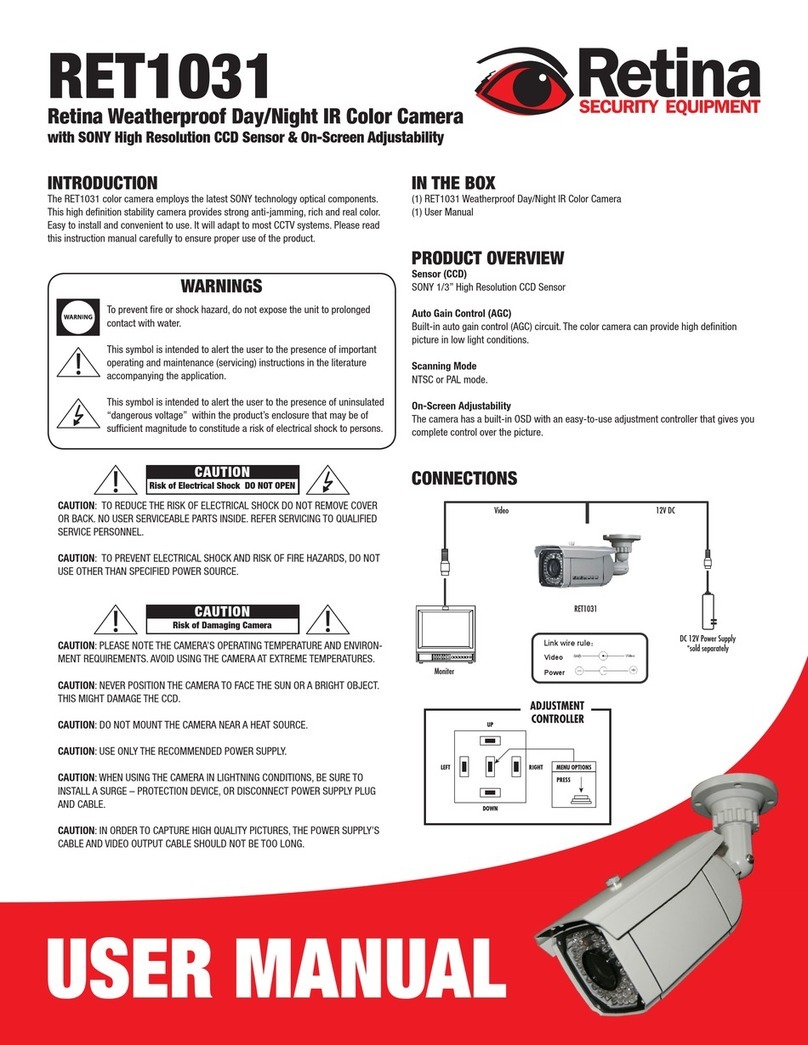 Retina RET1031 user manual