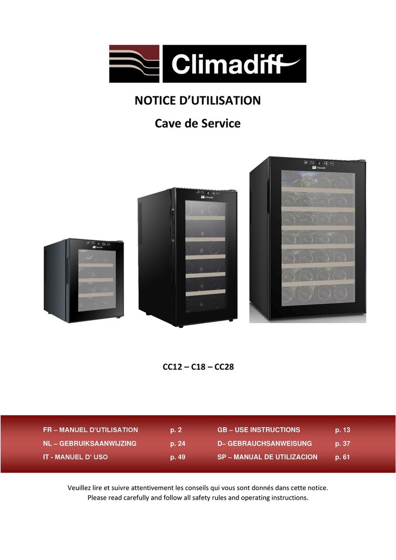 Climadiff CC12 Quick guide