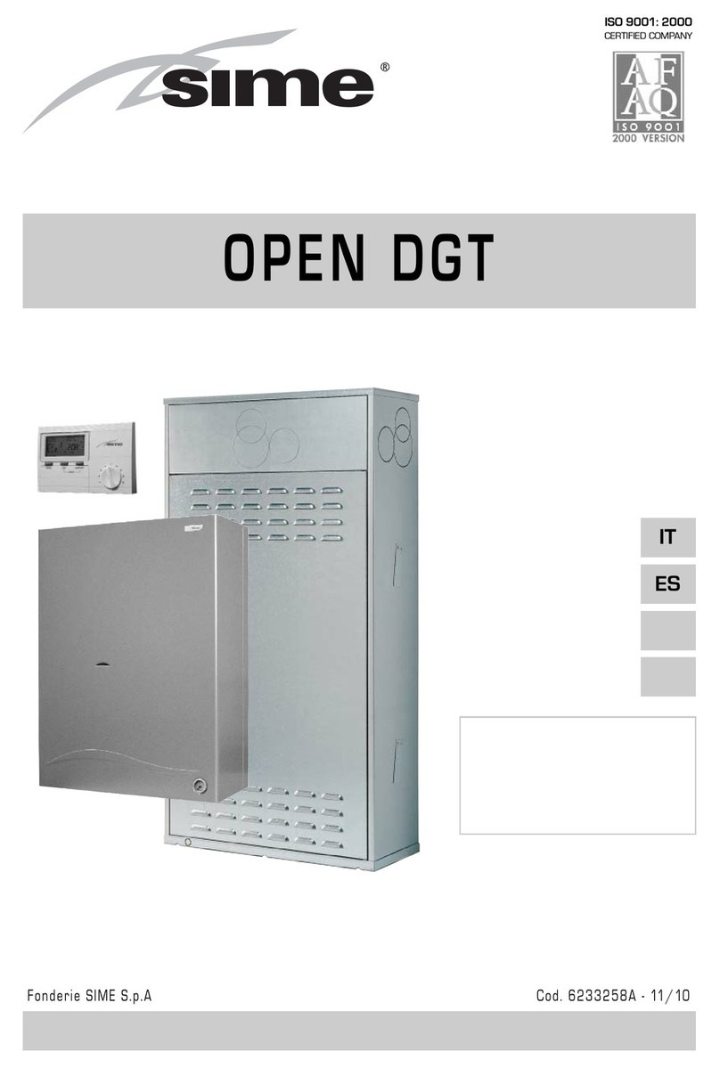Sime OPEN DGT manual