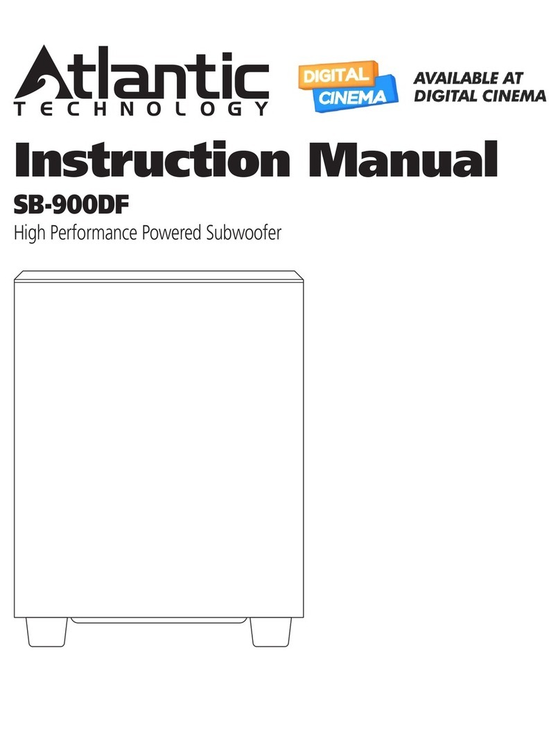 Atlantic Technology SB-900DF User manual