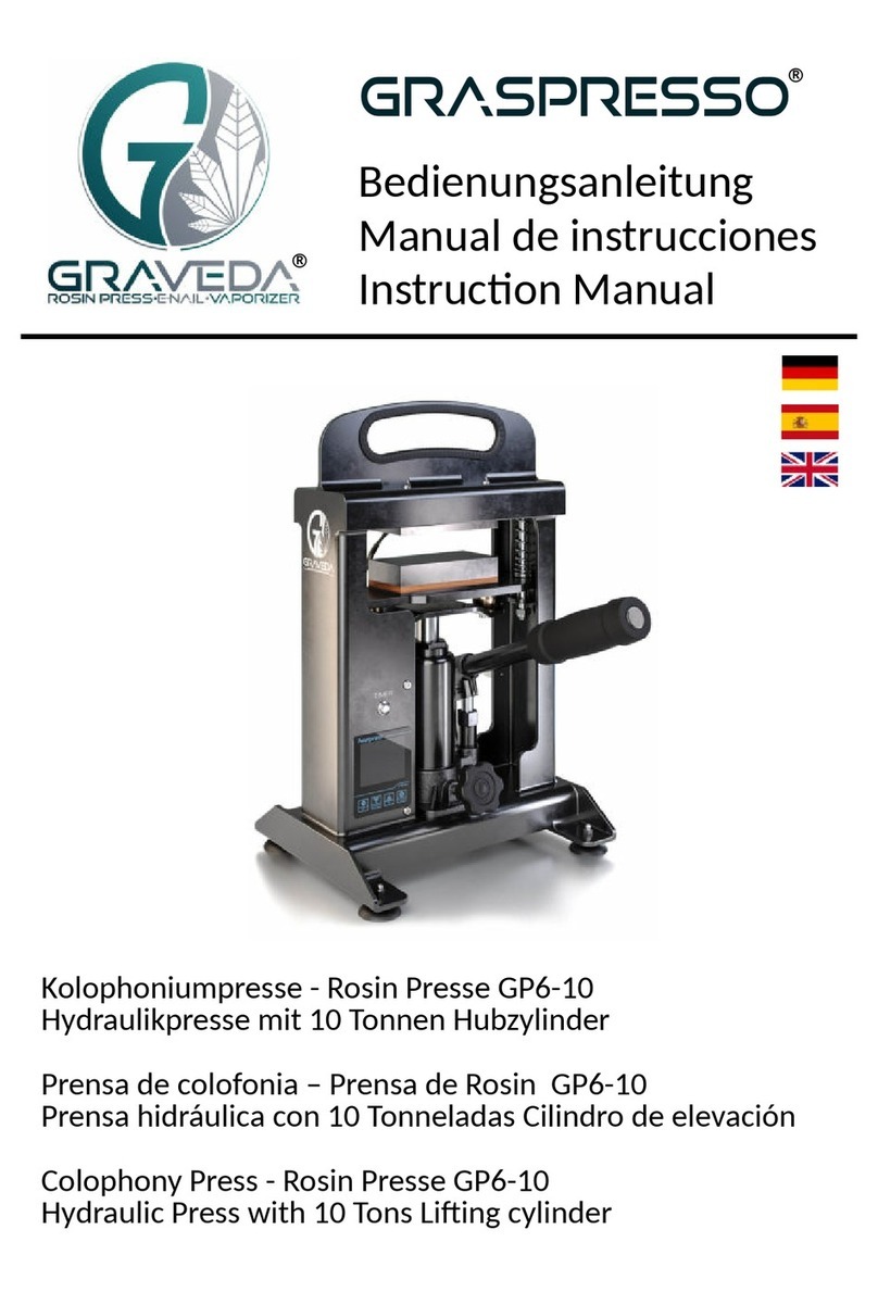 GRAVEDA GRASPRESSO GP6-10 instruction manual