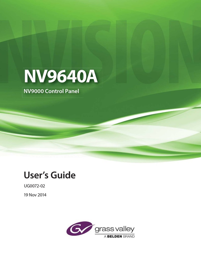 Belden GRASS VALLEY NV9640A User manual