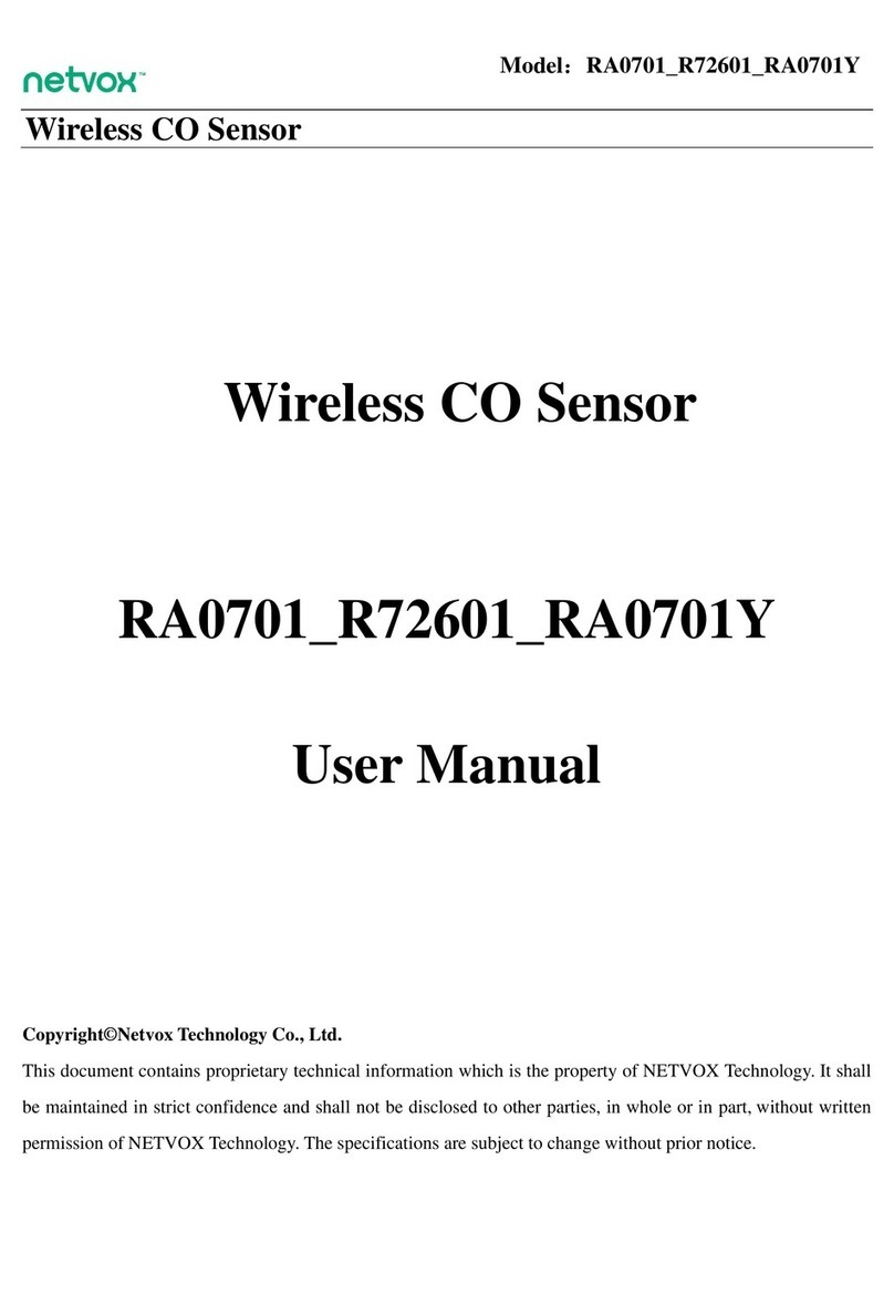 netvox RA0701 User manual