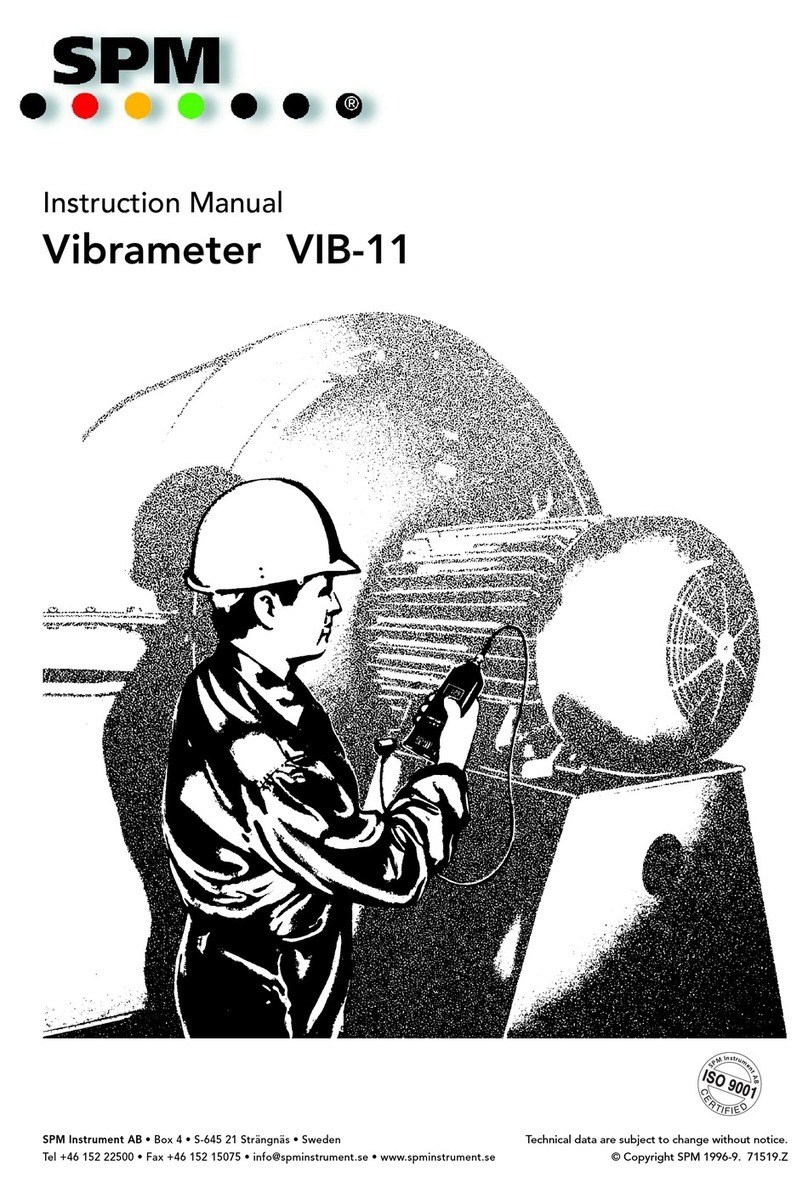 SPM VIB-11 User manual