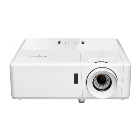Optoma DLP 11695 user manual