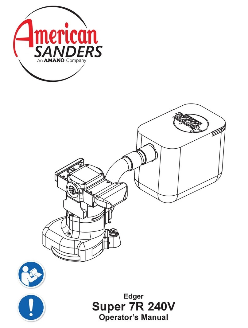 Amano American Sanders Super 7R 240V Operator's manual