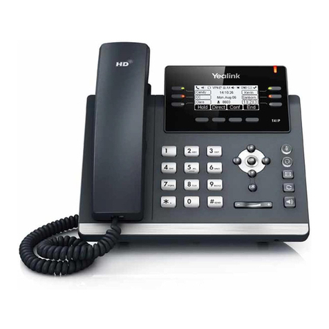 Yealink T41 User manual